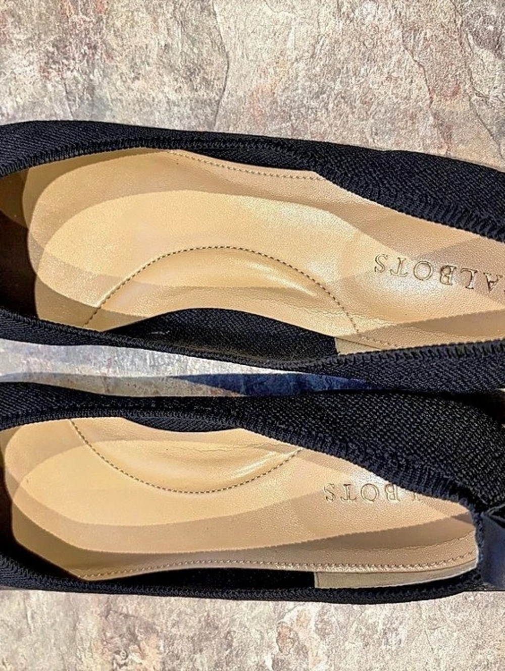 Talbots Black Tassel Flats